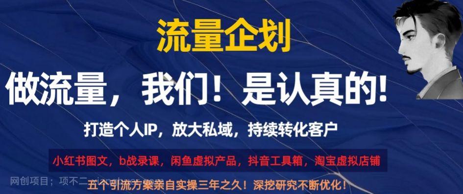 【第9040期】流量企划，打造个人IP，放大私域，持续转化客户【揭秘】
