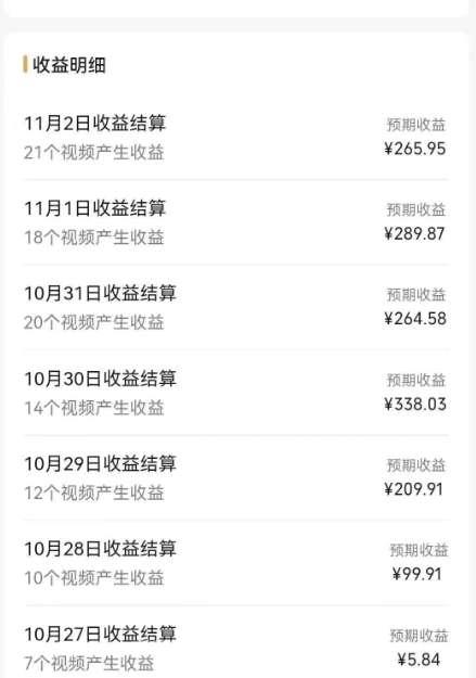 视频号分成计划分成收益的影响因素