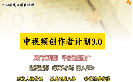 【第11326期】视频号创作者分成计划详细教学,每天2小时,月入3w+