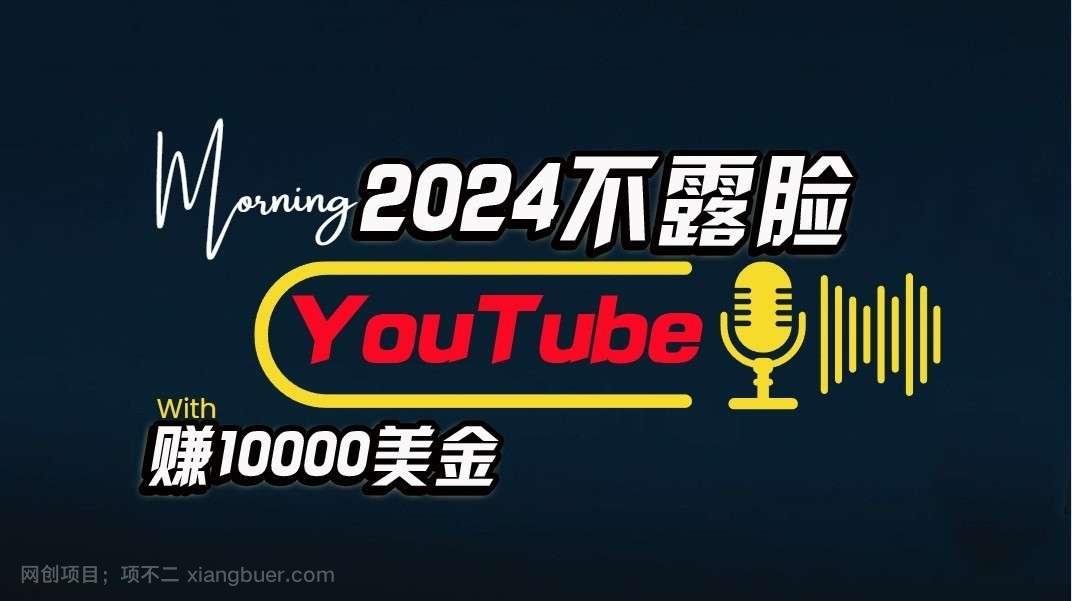 【第11563期】AI做不露脸YouTube赚$10000/月，傻瓜式操作，小白可做，简单粗暴