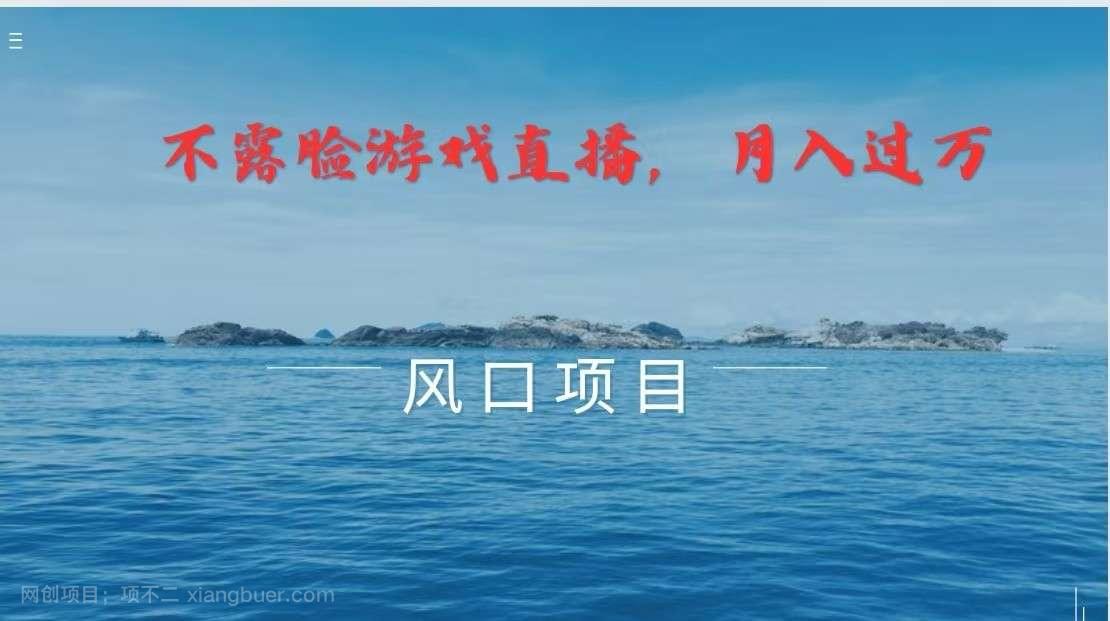 【第12951期】不露脸不出镜，玩转找茬游戏，普通人实现月入过万的好项目