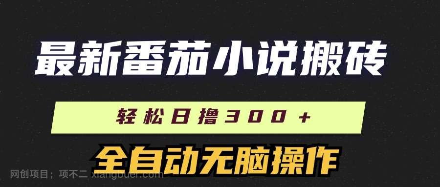 【第12963期】最新番茄小说搬砖，日撸300＋！全自动操作，可矩阵放大