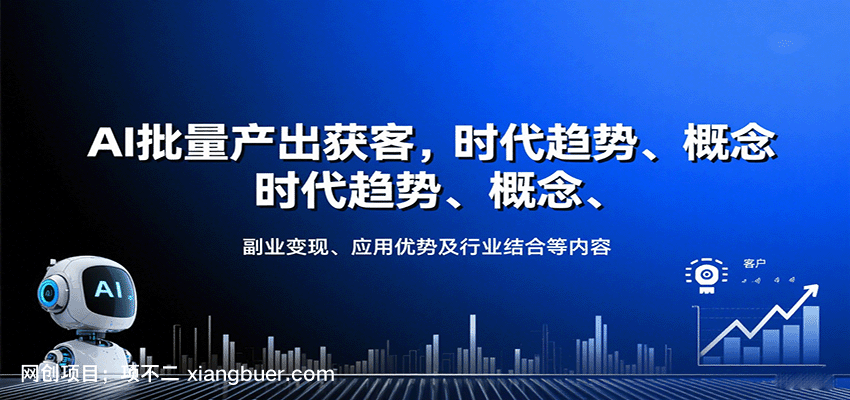 【第17158期】AI批量产出获客，时代趋势、概念、副业变现、应用优势及行业结合等内容