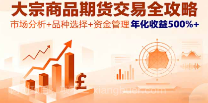 【第17473期】大宗商品期货交易全攻略，市场分析+品种选择+资金管理，年化收益500%+