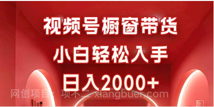 【第17947期】视频号橱窗带货，小白轻松入手，日入2000+