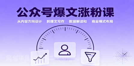 【第18893期】公众号爆文涨粉课:从内容方向设计到爆文写作,数据解读和商业模式布局