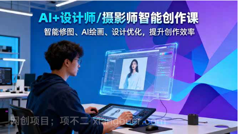 【第18919期】AI+设计师/摄影师智能创作课:智能修图、AI绘画、设计优化,提升创作效率