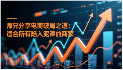 【第19132期】师兄分享电商破局之道:适合所有陷入泥潭的商家