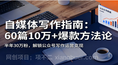 【第19330期】自媒体写作指南：60篇10万+爆款方法论，半年30万粉，解锁公众号写作运营变现