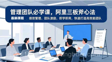 【第19556期】管理团队必学课，阿里三板斧心法、绩效管理、团队激励，即学即用，快速打造高效能团队