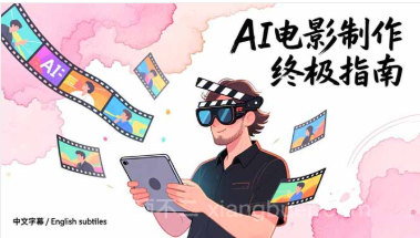 【第19801期】AI电影制作终极指南：从创意到成片，系统掌握智能影视全流程实战课（中英字幕）