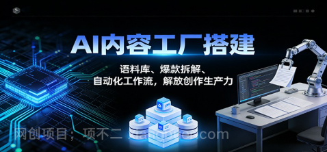 【第19807期】AI内容工厂搭建：语料库、爆款拆解、自动化工作流，解放创作生产力