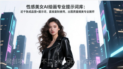 【第19971期】性感美女AI绘画专业提示词库：近千张成品图+提示词，直接复制使用，出图质量媲美专业画师