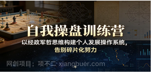 【第19983期】自我操盘训练营：以经政军哲思维构建个人发展操作系统，告别碎片化努力
