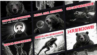 【第20094期】情绪放大镜-动物心理学爆款短视频课，文案公式、AI生图、多平台变现，14天复制20W粉